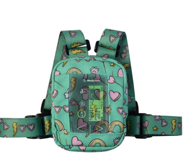 Children Insulin Pump Harness with Mesh Window - Dia-Harness